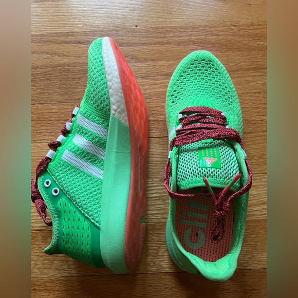 New Adidas Cosmic Boost Climachill 'Green' Unisex B44081 Size W8/M7 - Picture 5 of 6